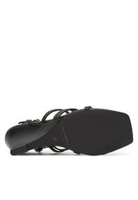Karl Lagerfeld - KARL LAGERFELD Sandały KL34425 Czarny. Kolor: czarny. Materiał: skóra