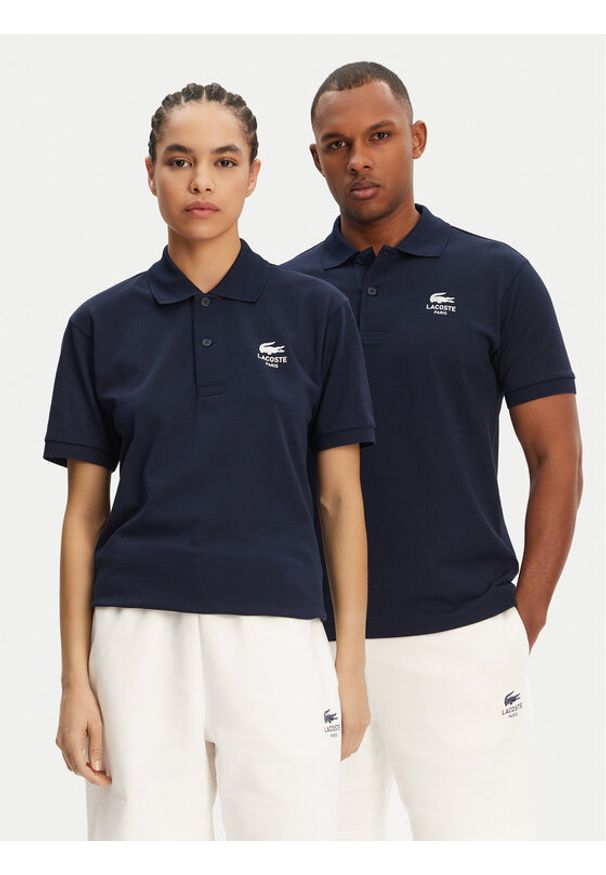 Lacoste Polo PH2723 Granatowy Regular Fit. Typ kołnierza: polo. Kolor: niebieski. Materiał: bawełna