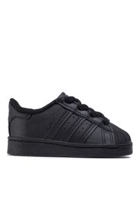 Adidas - adidas Buty Superstar El I FU7716 Czarny. Kolor: czarny. Materiał: skóra. Model: Adidas Superstar