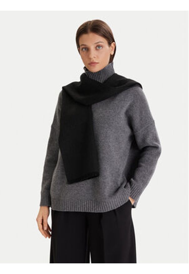 Guess Szalik AM9532 POL03 Czarny. Kolor: czarny. Materiał: poliester, materiał