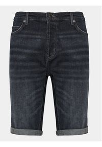 Hugo Szorty jeansowe 50515285 Granatowy Regular Fit. Kolor: niebieski. Materiał: bawełna #4