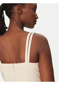 Rinascimento Top CFC0127891003 Beżowy Slim Fit. Kolor: beżowy. Materiał: syntetyk #5