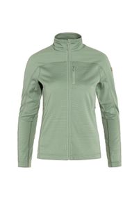 Bluza polarowa damska Fjällräven Abisko Lite Fleece. Kolor: zielony. Materiał: polar