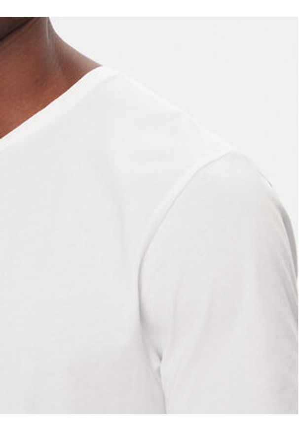 Lacoste Komplet t-shirtów TH9010 Biały Regular Fit. Kolor: biały. Materiał: bawełna