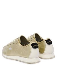 Lacoste Sneakersy Club-Low 51SFA0137 Złoty. Kolor: złoty. Materiał: skóra #4