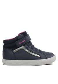 Geox Sneakersy J Gisli Girl J364NC 05410 C4002 M Granatowy. Kolor: niebieski