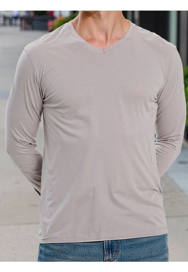 Sinsay - Bawełniana koszulka basic - kremowy. Kolor: kremowy. Materiał: bawełna