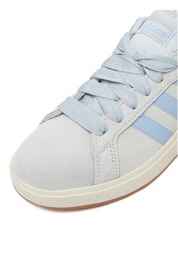 Adidas - adidas Sneakersy GRAND COURT BASE 00S JQ3595 Niebieski. Kolor: niebieski. Materiał: zamsz, skóra