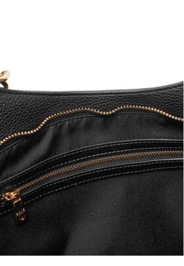 Love Moschino - LOVE MOSCHINO Torebka JC4031PP1MLT0000 Czarny. Kolor: czarny. Materiał: skórzane
