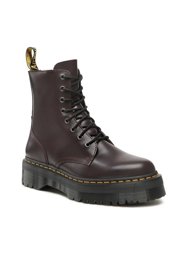 Dr. Martens Glany Jadon 27311626 Bordowy. Kolor: czerwony. Materiał: skóra