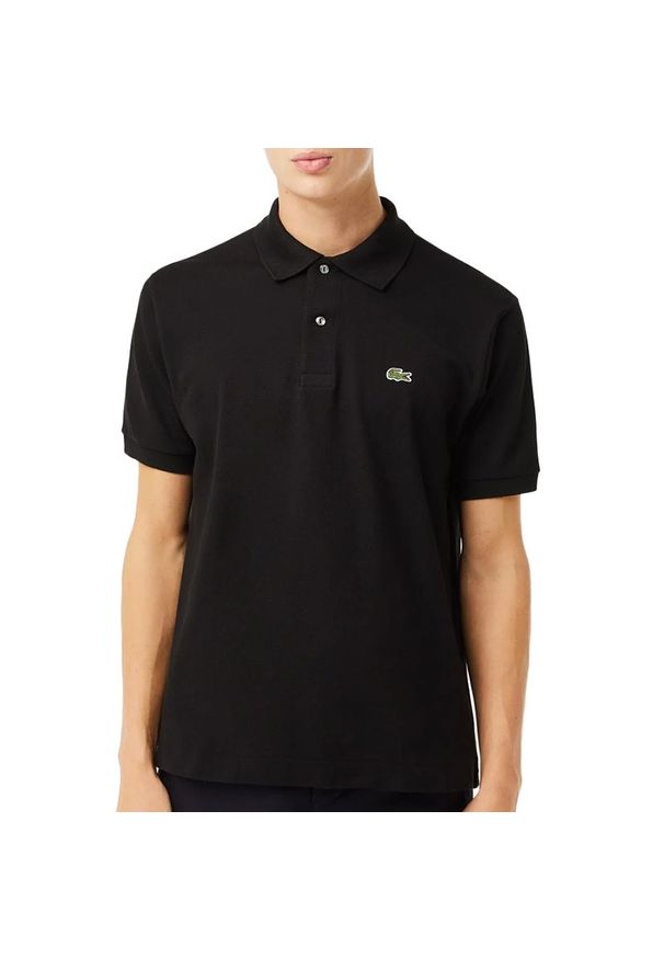 Koszulka Lacoste Polo Original L.12.12 L1212-031 - czarna. Typ kołnierza: polo. Kolor: czarny. Materiał: bawełna. Długość rękawa: krótki rękaw. Długość: krótkie. Wzór: aplikacja. Sezon: lato