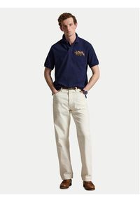 Polo Ralph Lauren Polo 710B14216003 Granatowy Regular Fit. Typ kołnierza: polo. Kolor: niebieski. Materiał: bawełna #4
