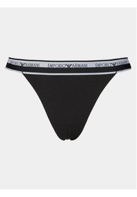 Emporio Armani Underwear Komplet 2 par stringów 164522 4R227 00020 Czarny. Kolor: czarny. Materiał: bawełna
