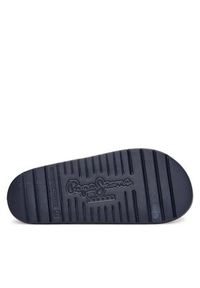 Pepe Jeans Klapki Beach Slide M PMS70159 Granatowy. Kolor: niebieski #4