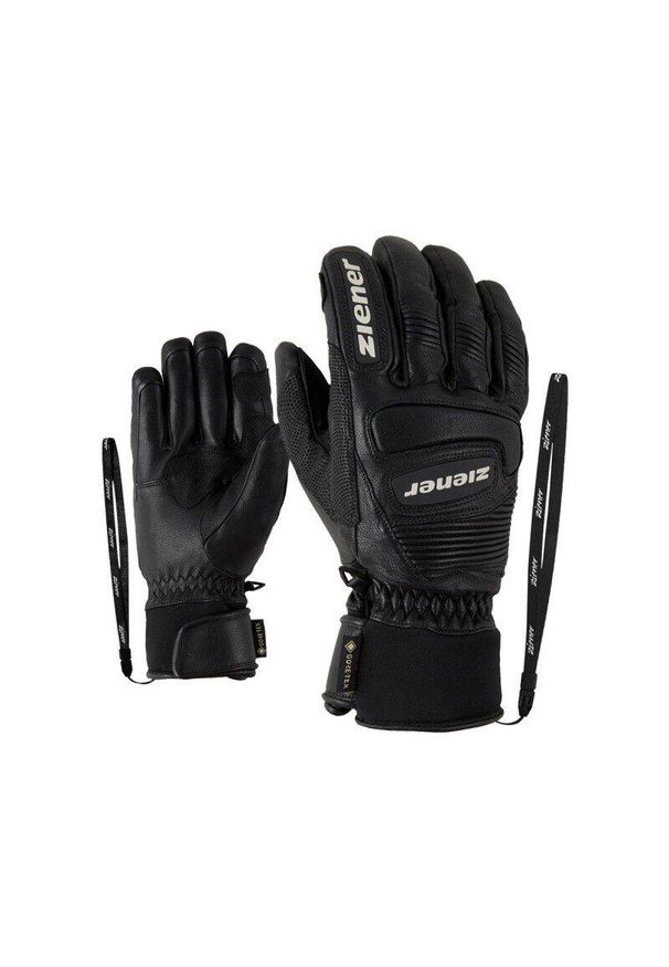 Ziener - Rękawice narciarskie męskie ZIENER Guard GTX + Gore Grip PR. Kolor: czarny. Sezon: zima. Sport: narciarstwo