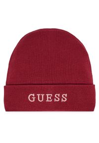 Czapka Guess. Kolor: czerwony