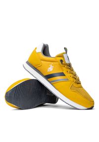 Sneakersy męskie żółte U.S. Polo Assn. NOBIL006M/2TH1. Kolor: żółty. Sezon: jesień, lato
