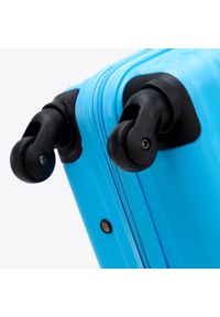 Wittchen - Zestaw walizek z ABS-u z żebrowaniem niebieski. Kolor: niebieski. Materiał: guma #8
