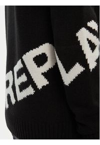 Replay Sweter UK2514.000.G2897J Czarny Regular Fit. Kolor: czarny. Materiał: syntetyk #5