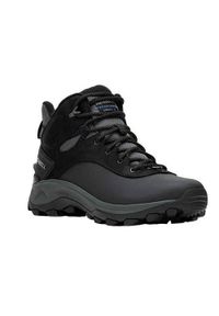 Buty trekkingowe męskie Merrell Thermo Kiruna 2 Mid Waterproof. Zapięcie: sznurówki. Kolor: czarny, szary, wielokolorowy. Materiał: materiał, syntetyk, skóra. Szerokość cholewki: normalna
