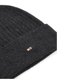 TOMMY HILFIGER - Tommy Hilfiger Czapka Th Cable Enamel Flag AW0AW17776 Czarny. Kolor: czarny. Materiał: nylon, poliamid #2