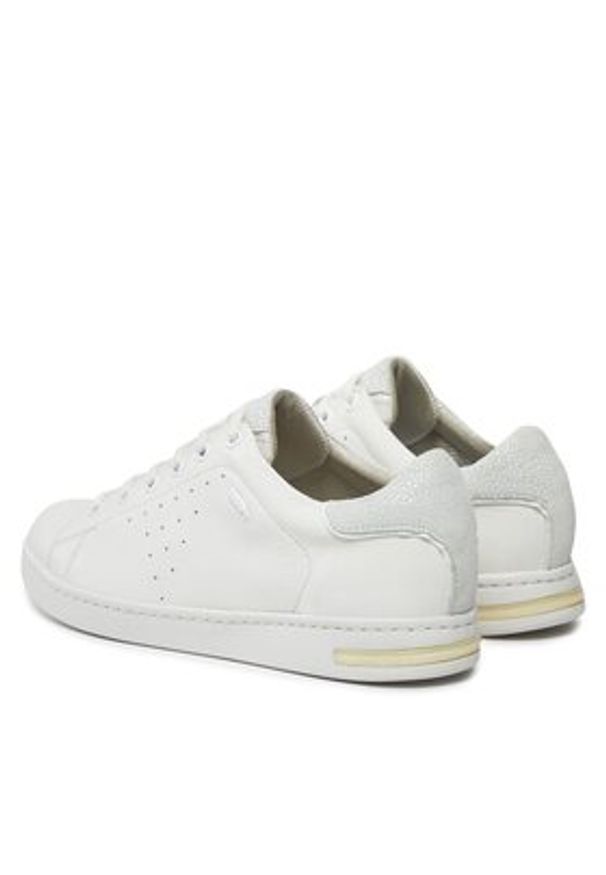 Geox Sneakersy D Jaysen A D621BA 00085 C1001 Biały. Kolor: biały. Materiał: skóra