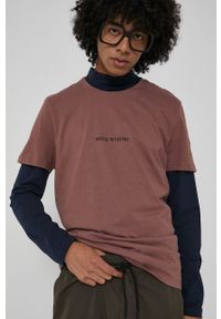 medicine - Medicine - T-shirt bawełniany Wisława Szymborska. Kolor: różowy. Materiał: bawełna. Wzór: nadruk #2