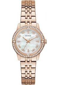 Zegarek Guess Zegarek damski Guess GW1027L4 CYRKONIE różowe złoto. Kolor: różowy, złoty, wielokolorowy #1