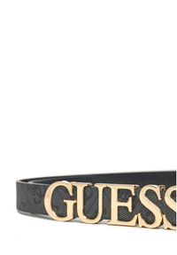 Guess Pasek Damski BW9204 P5120 Szary. Kolor: szary. Materiał: skóra