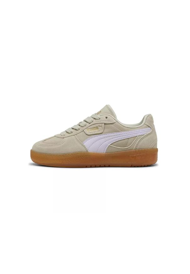 Sneakersy damskie Puma Palermo Moda Xtra Gum. Kolor: beżowy. Materiał: guma. Sezon: lato. Sport: turystyka piesza