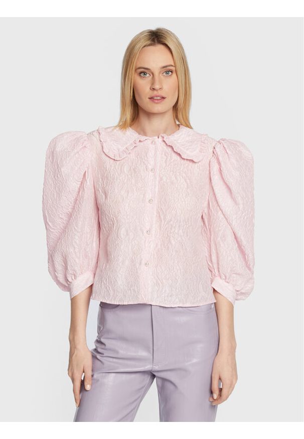Custommade Bluzka Daya 999387240 Różowy Regular Fit. Kolor: różowy. Materiał: syntetyk