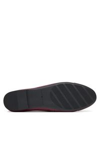 TOMMY HILFIGER - Tommy Hilfiger Baleriny Patent Toe-Cap FW0FW08830 Bordowy. Kolor: czerwony. Materiał: skóra #3