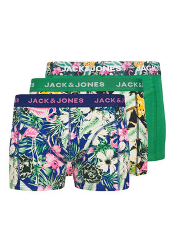Jack & Jones - Jack&Jones Komplet 3 par bokserek Fred 12283386 Kolorowy. Materiał: bawełna. Wzór: kolorowy