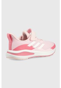 Adidas - adidas sneakersy dziecięce FortaRun GV7836 kolor fioletowy. Nosek buta: okrągły. Zapięcie: rzepy. Kolor: fioletowy. Materiał: materiał, guma #3