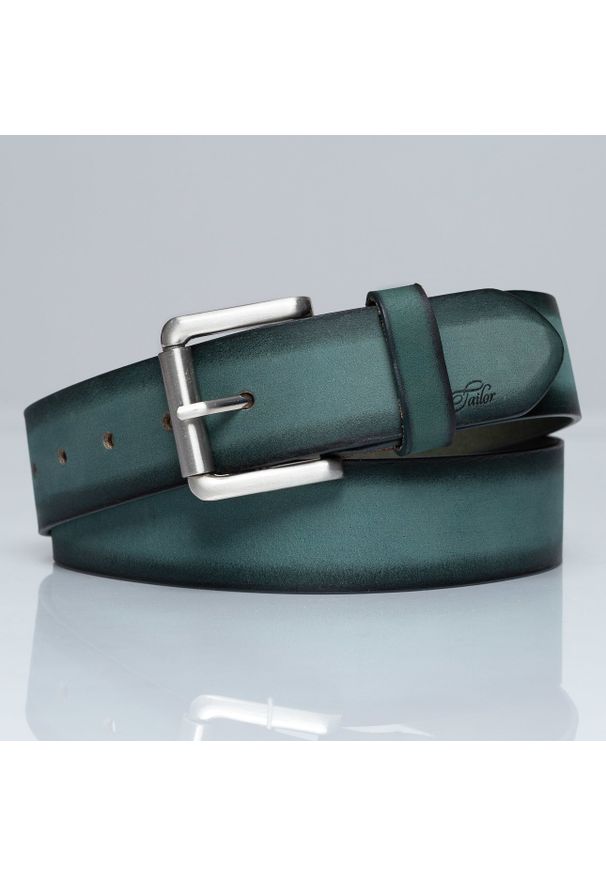 Tom Tailor - TOM TAILOR PASEK SKÓRZANY SOPO-TT376 467 40mm Ledergürtel RO2689. Materiał: skóra. Wzór: paski. Styl: klasyczny