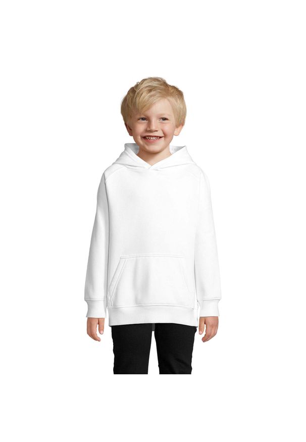 SOL'S - Bluza Dziecięca Stellar Hoodie. Kolor: biały