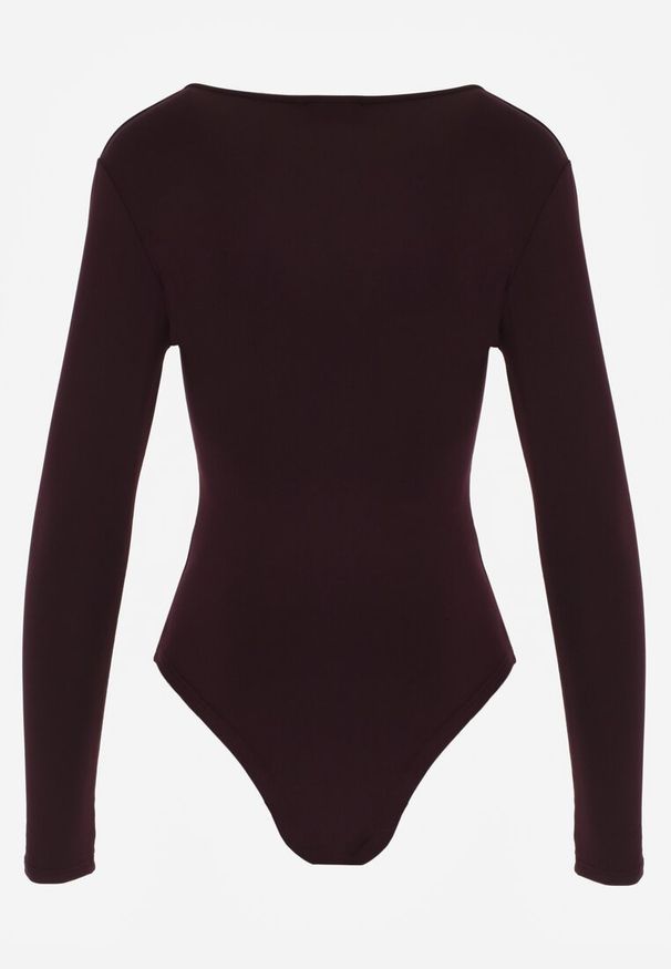 Renee - Fioletowe Body z Długimi Rękawami z Wiskozą Zaithria. Okazja: na co dzień. Kolor: fioletowy. Materiał: wiskoza. Długość rękawa: długi rękaw. Długość: długie. Styl: casual, elegancki