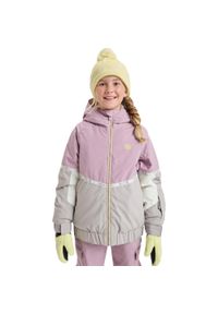 Roxy - Kurtka do sportów zimowych techniczna dla Dziewczynek HEKLA ICE 10K. Kolor: różowy. Sezon: zima. Sport: narciarstwo #1