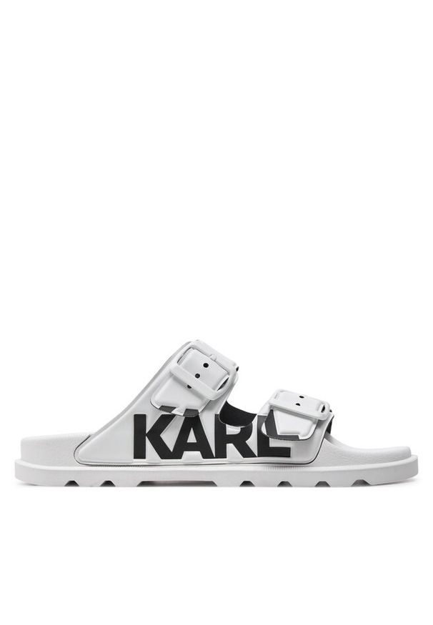 Karl Lagerfeld - Sandały KARL LAGERFELD. Kolor: biały