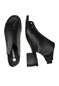 Remonte Sandały R8772-00 Czarny. Kolor: czarny. Materiał: skóra #3
