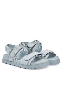 Guess Sandały FLJFDS LEL03 Niebieski. Kolor: niebieski. Materiał: skóra