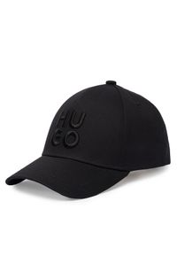 Hugo - HUGO Czapka z daszkiem 50533409 Czarny. Kolor: czarny. Materiał: bawełna