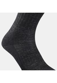 quechua - Skarpety turystyczne Quechua SH900 Mid. Kolor: wielokolorowy, szary, czarny. Materiał: poliamid, wełna, elastan. Sport: turystyka piesza #2