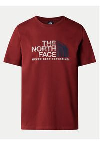 The North Face T-Shirt Rust 2 NF0A87NW Czerwony Regular Fit. Kolor: czerwony. Materiał: bawełna #7