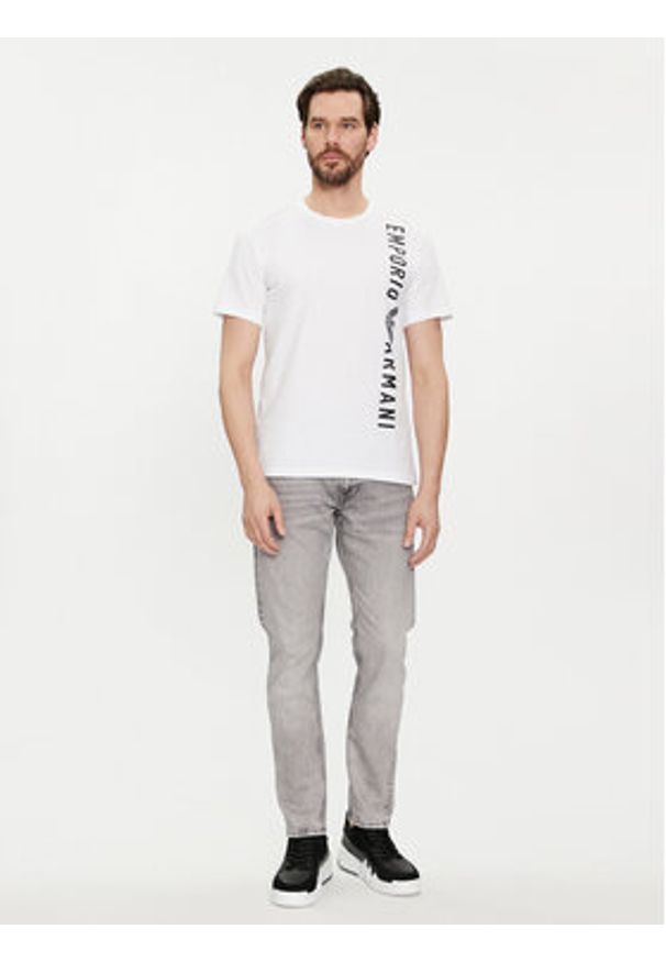 Emporio Armani Underwear T-Shirt 211818 4R479 00010 Biały Regular Fit. Kolor: biały. Materiał: bawełna