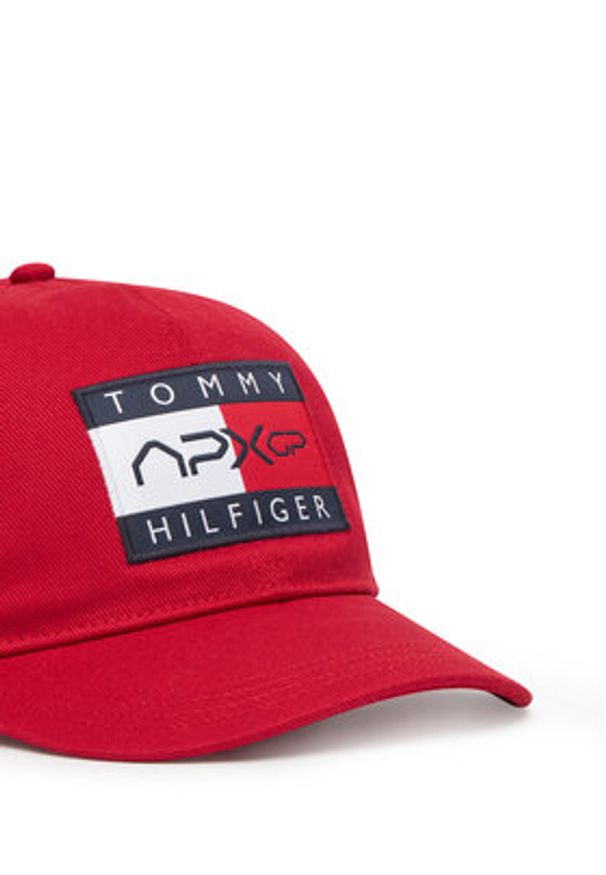 TOMMY HILFIGER - Tommy Hilfiger Czapka z daszkiem F1 Movie AM0AM13966 Czerwony. Kolor: czerwony. Materiał: materiał, bawełna