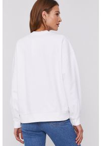 Levi's® - Levi's Bluza A1427.0000 damska kolor biały z nadrukiem. Okazja: na spotkanie biznesowe. Kolor: biały. Długość rękawa: długi rękaw. Długość: długie. Wzór: nadruk. Styl: biznesowy #5