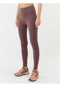 columbia - Columbia Legginsy Boundless Trek™ Legging Brązowy Regular Fit. Kolor: brązowy. Materiał: syntetyk #1