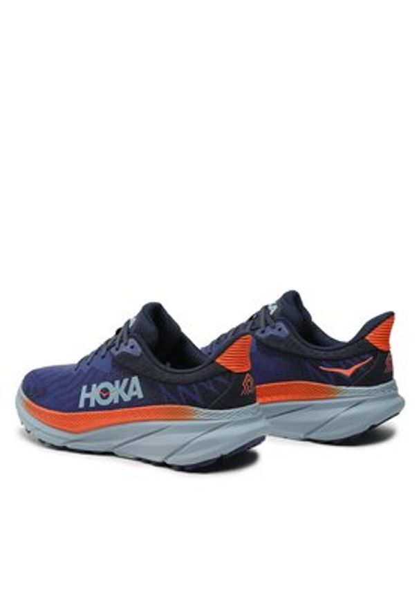 HOKA - Hoka Buty do biegania Challenger 7 1134497 Granatowy. Kolor: niebieski. Materiał: materiał