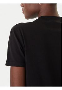 Versace Jeans T-Shirt 80HAHT09 Czarny Regular Fit. Kolor: czarny. Materiał: bawełna #3